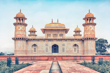 Tomb of Itimad-Ud-Daulah in Agra, India
