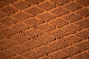 Flex abstract textured beton with rusty pattern