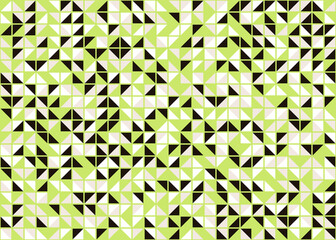 Abstract Geometric Pattern generative computational art illustration