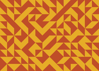 Abstract Geometric Pattern generative computational art illustration