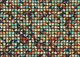 Abstract Geometric Pattern generative computational art illustration