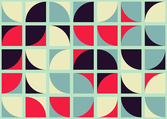 Abstract Geometric Pattern generative computational art illustration