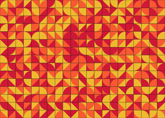 Abstract Geometric Pattern generative computational art illustration