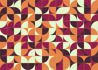 Abstract Geometric Pattern generative computational art illustration