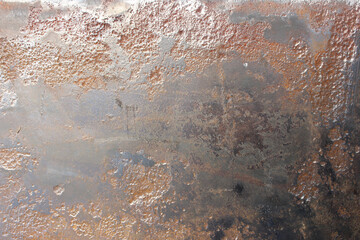 Bronze close-up of a metal plate. Steam punk concept, background, texture