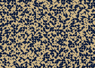 Abstract Geometric Pattern generative computational art illustration