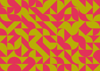 Abstract Geometric Pattern generative computational art illustration