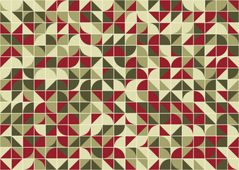 Abstract Geometric Pattern generative computational art illustration
