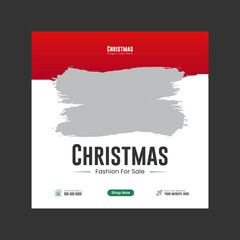 Christmas Social Media Post Design Or Christmas Sale Instagram Post