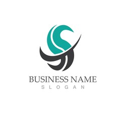 Business corporate S letter logo