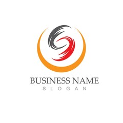 Business corporate S letter logo