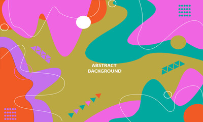 abstract geometric background with circles