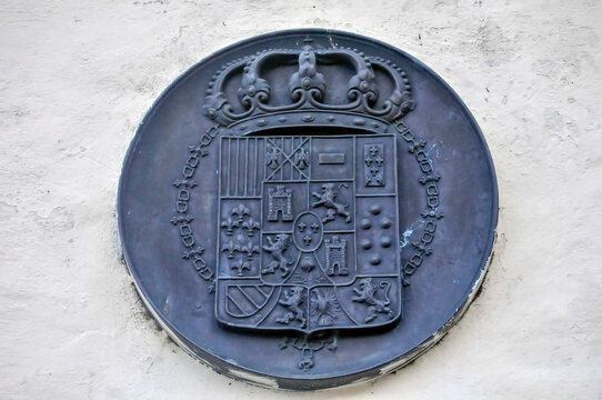 Coat of arms in the City of Colonia Sacramento - Uruguay