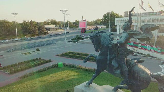 Pridnestrovie Tiraspol -  Monument to Suvorov Drone