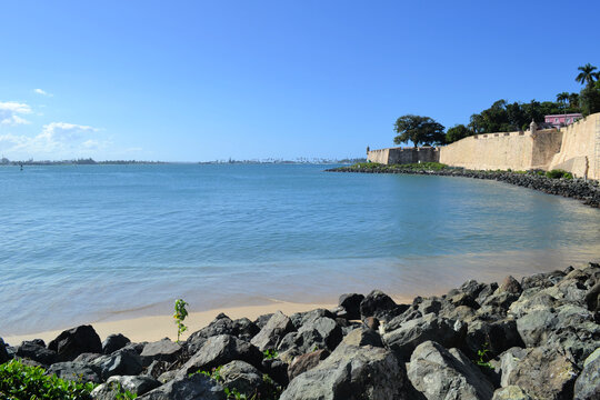 Sea view from Paseo del Moro, Puerto Rico