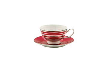 Cup of free space and white background. 