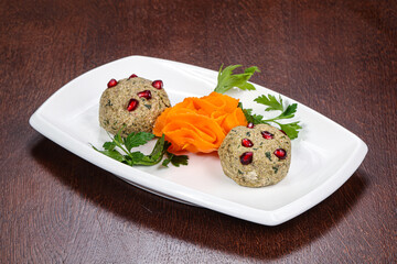 Georgian traditional cuisine - vegetarian pkhali