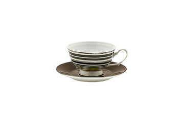 Tea pot on white background and free space for your decoration. 