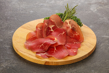 Italian cuisine - bresaola di Milano