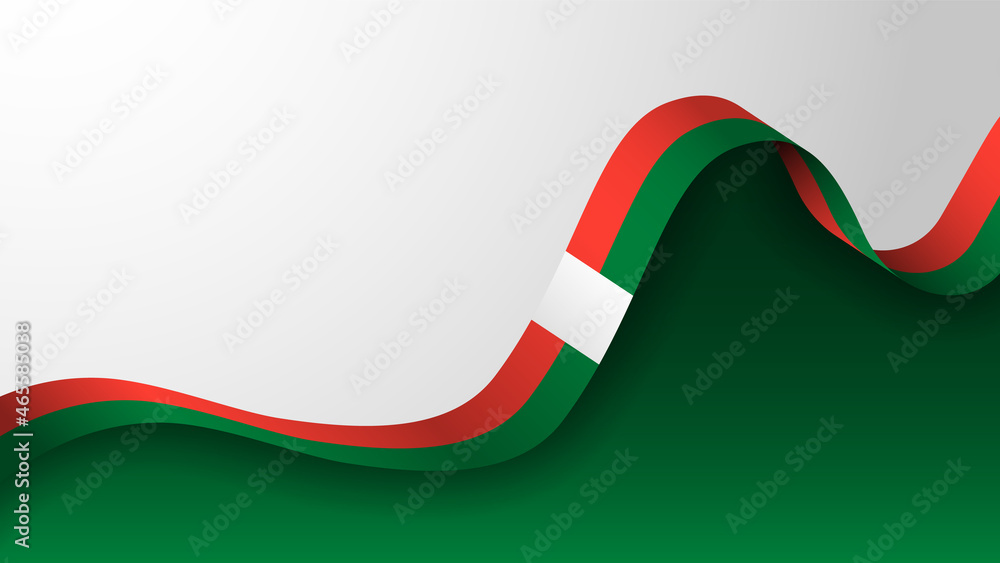 Poster eps10 vector patriotic background with madagascar flag colors. an element of impact for the use you 