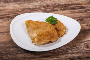 Roasted delicous seafood - stingray wings