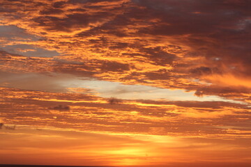 Fototapeta premium sunset in the sky