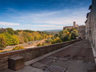 Fototapeta premium Italia,Toscana, Siena, il paese di Colle val d'Elsa.