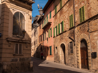 Italia,Toscana, Siena, il paese di Colle val d'Elsa.