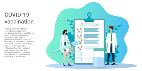 Rating.People with big stars in their hands evaluate the quality of applications and services.A business-style poster.Vector illustration.