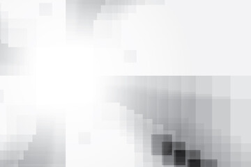 Obraz premium Abstract white and gray color, modern design background with geometric shape. Vector illustration.