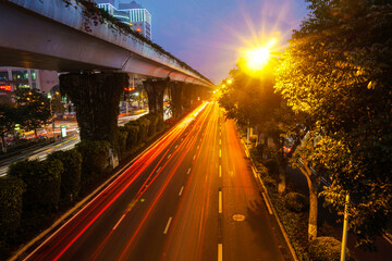 traffic in the city