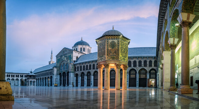 Umayyad mosque In Damascus panorama