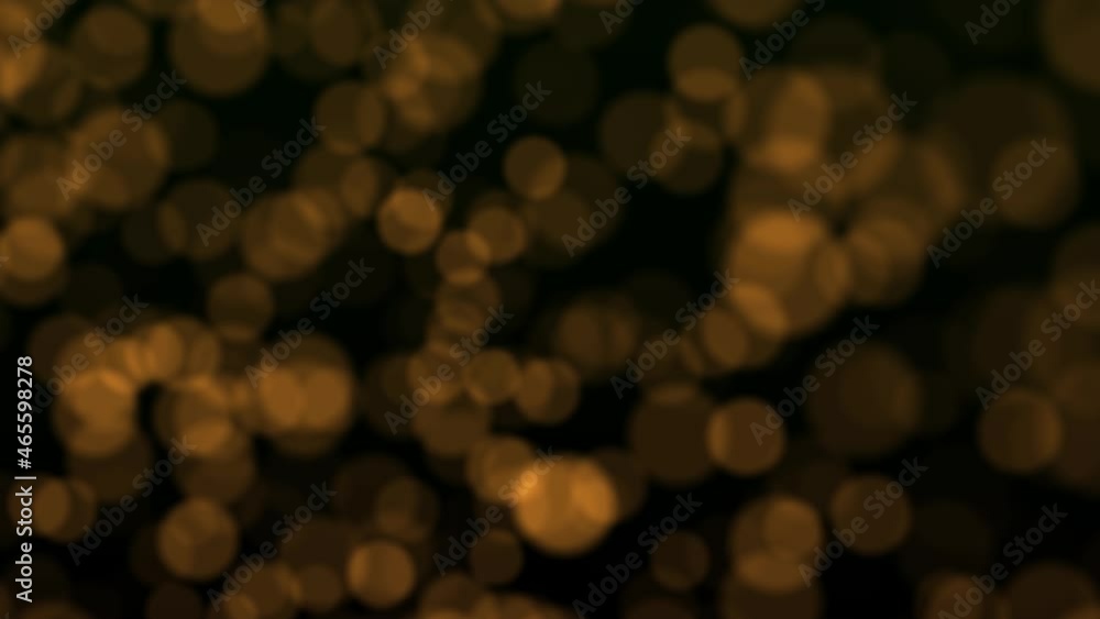 Poster orange abstract lights bokeh out of focus background. abstract circle lights blur background. defocu