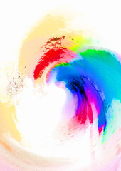 abstract bright background multicolored splashes of paints digital imitation of watercolor splashes and spots