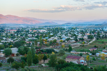 Panoramic view of Stepanavan town, Armenia