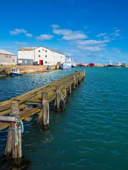 Fotobehang Der Hafen von Hirtshals in Dänemark © Rico Ködder