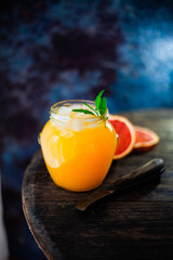 orange juice splash