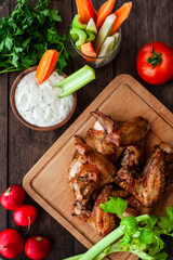 grilled chicken with vegetables