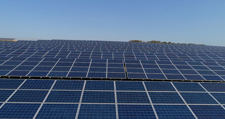 Solar Power Panel Cell Plant, Germany Aerial