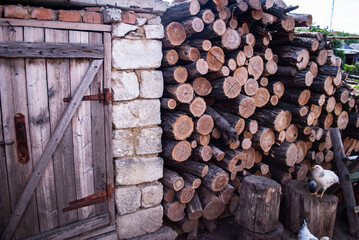 stack of firewood