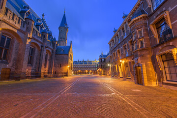 Fototapeta na wymiar The Hague, Netherlands at the Binnenhof