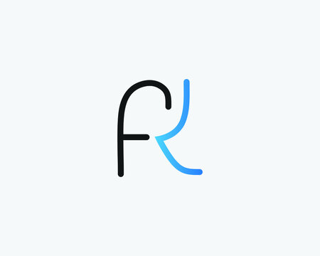 creative FK letters initial logo design vector