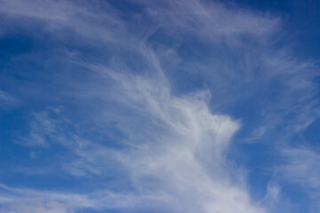 blue sky with clouds