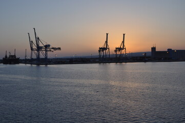 Fototapeta na wymiar The beautiful new port Limassol in Cyprus 