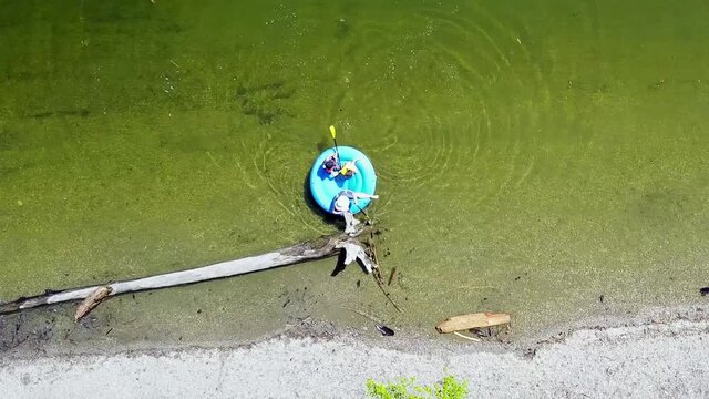Tubing At The Lake