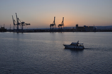 The beautiful new port Limassol in Cyprus
