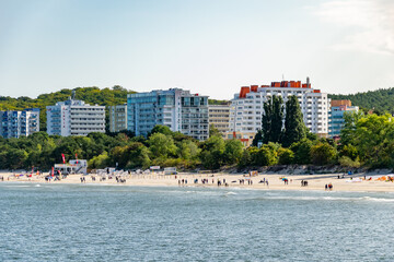  beach in Miedzyzdroje