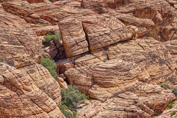Nevada Desert Red Rocks in the desert