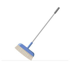 Illustration of dry mop. Housekeeping cleaning item for service, design and advertising. Vector.
