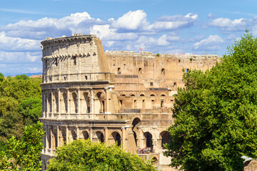 Landscape of the Roman Forum from the Palatine Hill - Rome